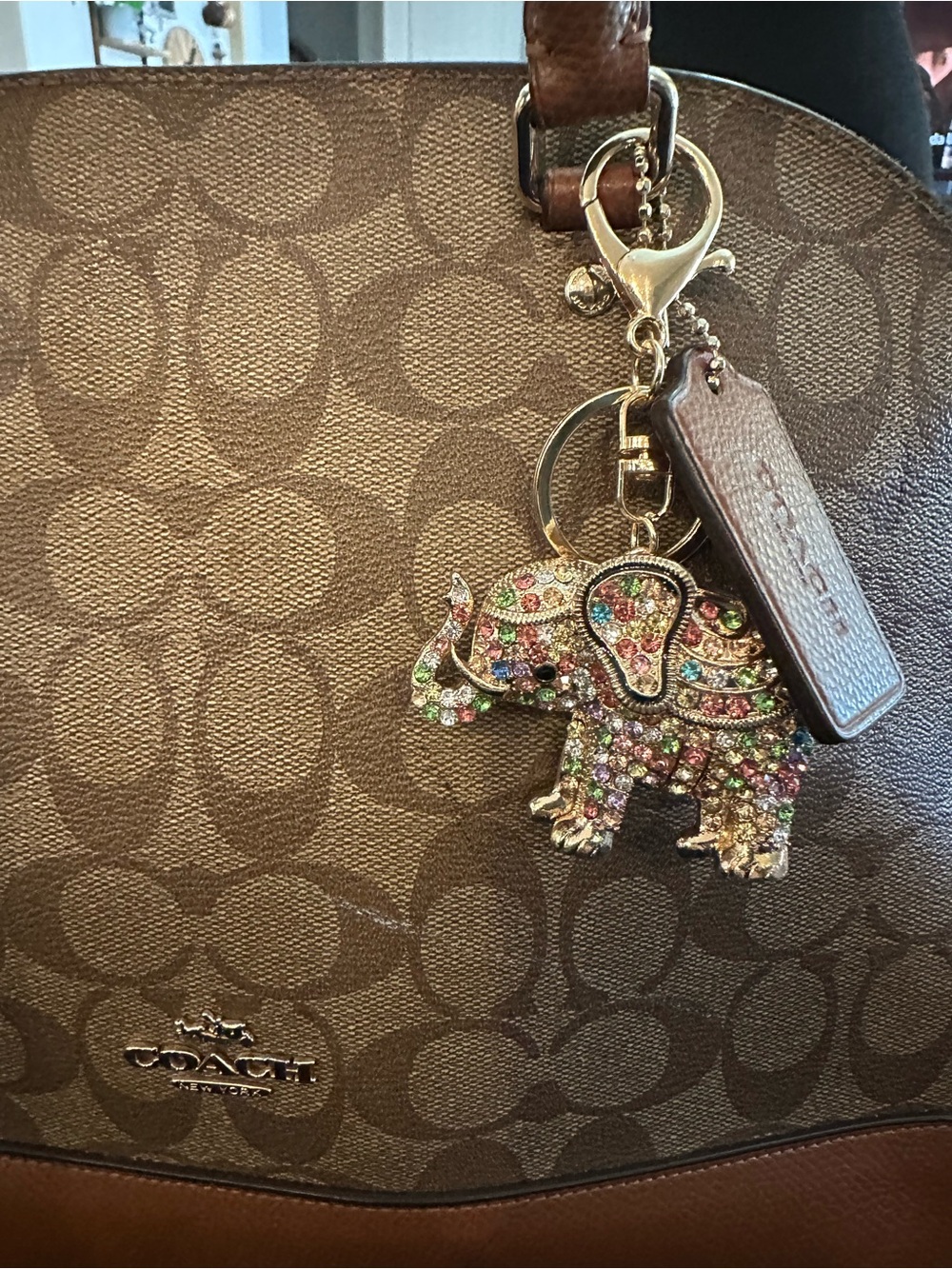 Coach Dome Sierra signature Brown Satchel - Picture 7 of 16